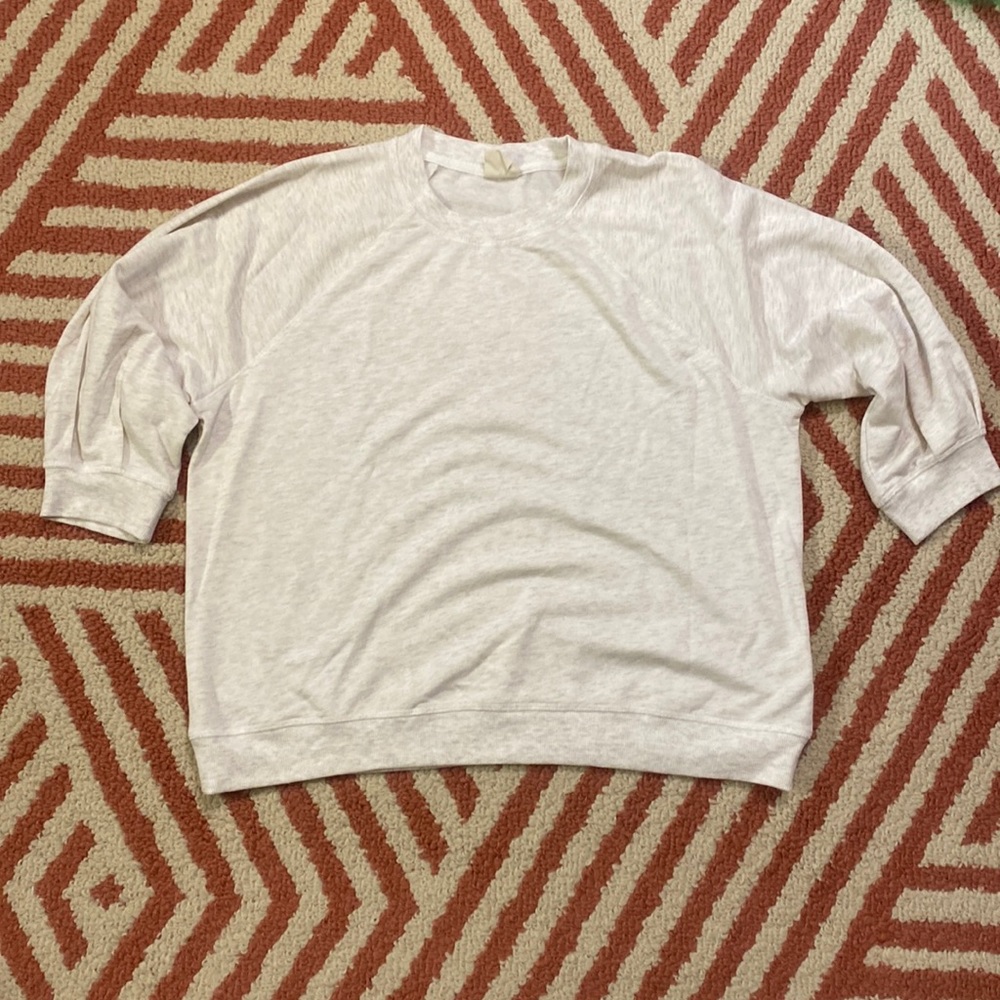 GOOD HART by MATILDA JANE M cozy little cream toned sweatshirt in EUC